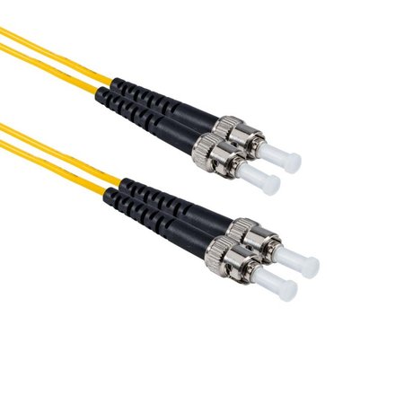 Patch Cord de Fibra Óptica ST/APC-ST/UPC Duplex SM OS2 7m Amarelo