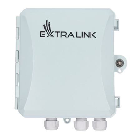 Extralink Diana | Caixa de distribuição de fibra óptica | 12 núcleos