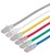 Patch cord RJ45 category 6A shielded 1.0m white