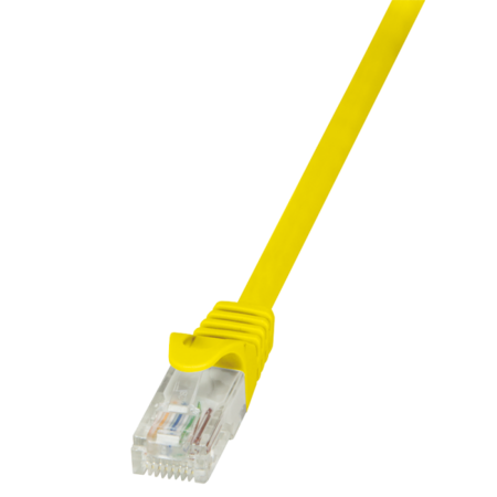Cable de conexión U/UTP Cat.6 amarillo de 5 m EcoLine - CP2077U