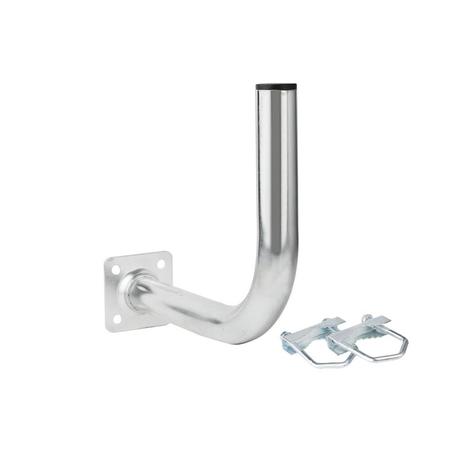 Extralink L300 | Balcony handle | 300mm, with u-bolts M8, steel, galvanized