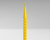 Palillo de Sonda plástico amarillo - paquete con 10 unidades JIC-22035/10