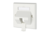 Modul wall outlet UK-style 1 port 45 degree unequipped