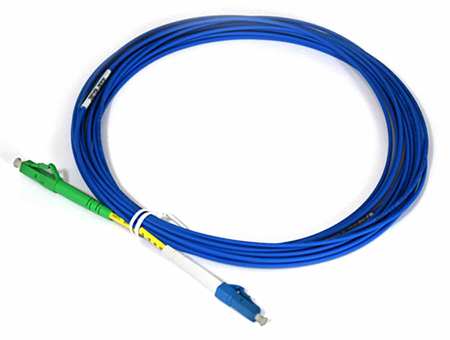 LC/APC-LC/PC Fiber Patch Cord Simplex OS2 G.652.D 2.0mm 6m LSZH Blue