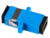 Adaptador Óptico LC/UPC Duplex SM con Bridas Azul