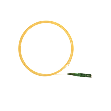 E2000/APC Fiber Pigtail Simplex OS2 G.652.D 0.9mm 1m LSZH yellow