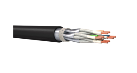 Cable de par trenzado MegaLine® F6-90 S/F sin CI Cat