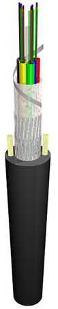 576FO (48X12) Duct Flex tube Fiber Optic Cable  G.657.A2 HDPE