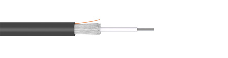 4FO (1X4) Duct Loose tube Fiber Optic Cable OS2 G.652.D  LSZH  Anti Rodent   Orange