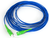Cordon de brassage fibre SC/APC-SC/APC Simplex OS2 G.652.D 2,0 mm 8 m LSZH Bleu