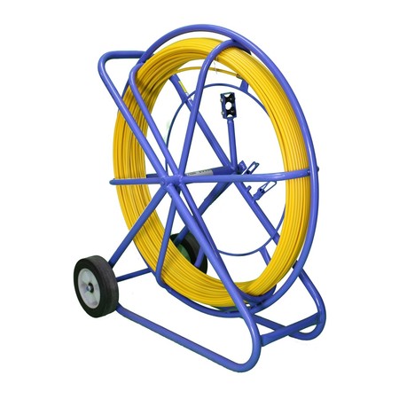 Extralink Pilot 10mm 250m | Barra de tracción de cables | Fibra de vidrio FRP, d. 10mm, c. 250m, amarilla