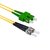 ST/APC-SC/APC Fiber Patch Cord DuplexSM OS2 7m Yellow