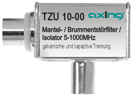 Sheath current filter IEC-female IEC-male TZU01000