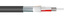 24FO (2x12) Cabo enterrado directo Tubo solto Cabo de fibra óptica MM G.651.1 Armado metálico
