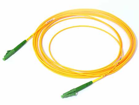 LC/APC-LC/APC Fiber Patch Cord Simplex OS2 G.657.A1 2.0mm 4m LSZH yellow