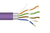 Cat 6A Twisted 4 Pair Copper Cable U/FTP Shielded Cca LSOH Violet 