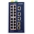 Industrial 16-Ports 10/100/1000T 802.3at PoE + 2-Port 10/100/1000T + 2-Ports 100/1000X SFP Managed Switch