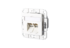E-DAT design 2 Port UPk Terminal unitCat 6 pure white