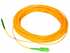 LC/APC-SC/APC Cable de conexión de fibra Simplex OS2 G.657.A1 2.0mm 40m LSZH amarillo