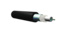  12FO (1X12) Tubo central de cable de fibra óptica OM4 metálico blindado PE Negro