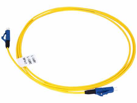 Cordon de brassage fibre LC/PC-LC/PC Simplex OS2 G.652.D 2,0 mm 1,4 m LSZH jaune