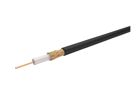 Câble coaxial RG59 Matérial de la gaine PVC classe 75 Ω