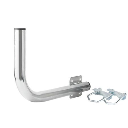 Extralink B300 | Left balcony handle | with u-bolts M8, steel, galvanized
