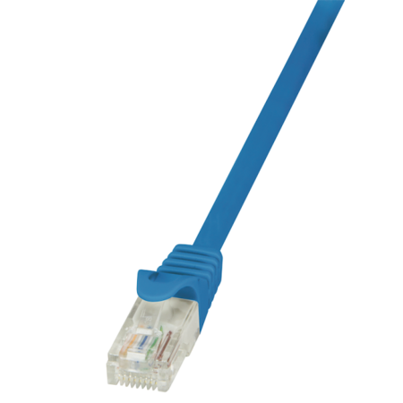 Cable de conexión U/UTP Cat.6 azul EcoLine de 2 m - CP2056U