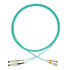 SC/PC-ST/PC  Fiber Patch Cord Duplex OM3 G.651.1 0.9mm 5m LSZH Turquoise