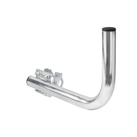 Extralink B300 | Right balcony handle | with u-bolts M8, steel, galvanized