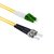 ST/APC-LC/APC Fiber Patch Cord DuplexSM OS2 7m Yellow