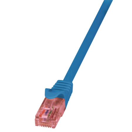Cable de conexión U/UTP PrimeLine AWG24 LSZH azul 1,00m - CQ2036U