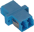 LC/PC-Glasfaseradapter Duplex Singlemode (SM), Vollflansch, blau