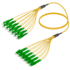 12FO SC/APC-LC/APC Câble à Fibre Optique Pré-Terminé OS2 G.657.A2 3.0mm 10m Yellow