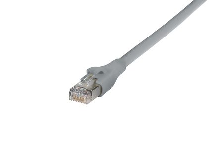 Cat 6A RJ45 Ethernet Cable Patch Cord AWG 27 2.0 m gray cULus