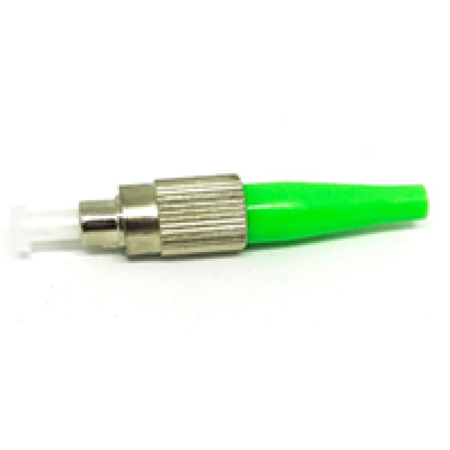 FC/APC Fiber Optic Connector Simplex SM Metal 0.9mm Metal One-Piece Green
