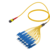 24FO MPO-F/UPC-LC/  Pre-Terminated Fiber Cable OS2 G.657.A2 3.0mm 10m Yellow