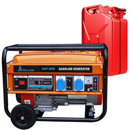 Extralink EGP-3000 | Gerador de energia | gasolina, 3kW 1F