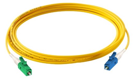 LC/APC-LC/UPC Fiber Patch Cord Duplex SM OS2 G.657.A2 GigaLine® OLS 1m