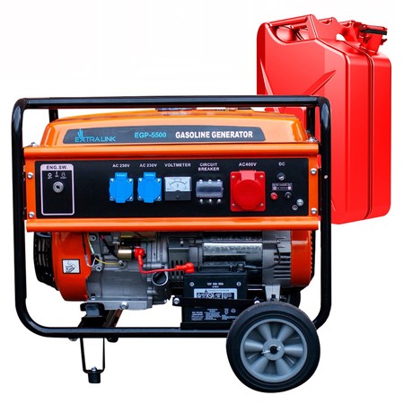 Extralink EGP-5500 | Power generator | petrol, 5,5kW 3F
