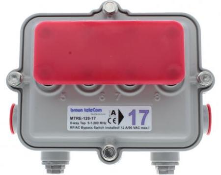 8-way outdoor tap 17dB 1.2 GHz Regal Style Wide Body MTRE-128-17