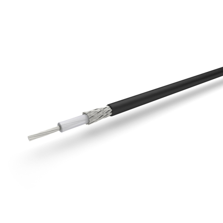 Cable coaxial RG58 Material de la cubierta PVC MIL C17 negro