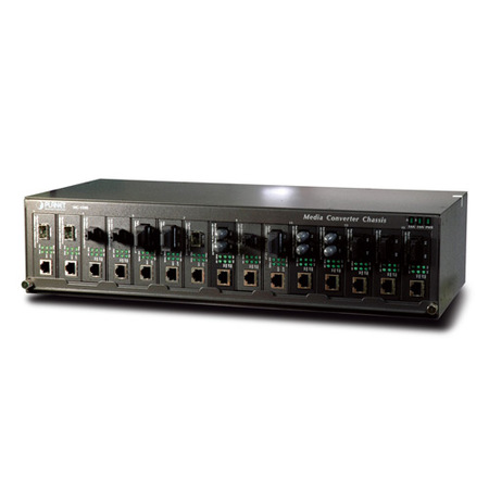 19" Media Converter Chassis with 15 Slots