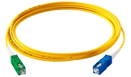 SC/APC-SC/UPC Fiber Patch Cord Duplex SM OS2 G.657.A2 GigaLine® OLS 0.5m