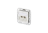 Cat 6A modul 2 ports 270°M UPk blanc pur