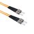 ST/UPC-ST/APC Fiber Patch Cord Duplex MM OM2 7m Orange