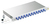 GigaLine splice box fix 19" 1 RU 12 E2000 compact (plast/cer) singlemode (blue) OS2