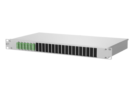 OpDAT fix empalme del panel de conexión FO 6xSC-D APC (verde) OS2 gris