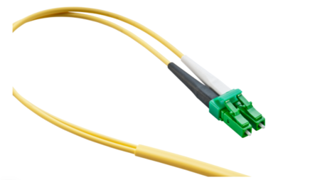 GigaLine ® patch cable LC/APC duplex - LC/APC duplex, figure 0 E9/125 OS2 insensitive to bending