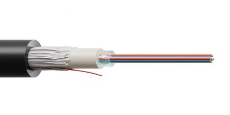 2FO (1X2) Indoor/Outdoor Central Tube Fiber Optic Cable OM4 G.651.1  PE   Dielectric Unarmoured   Violet
